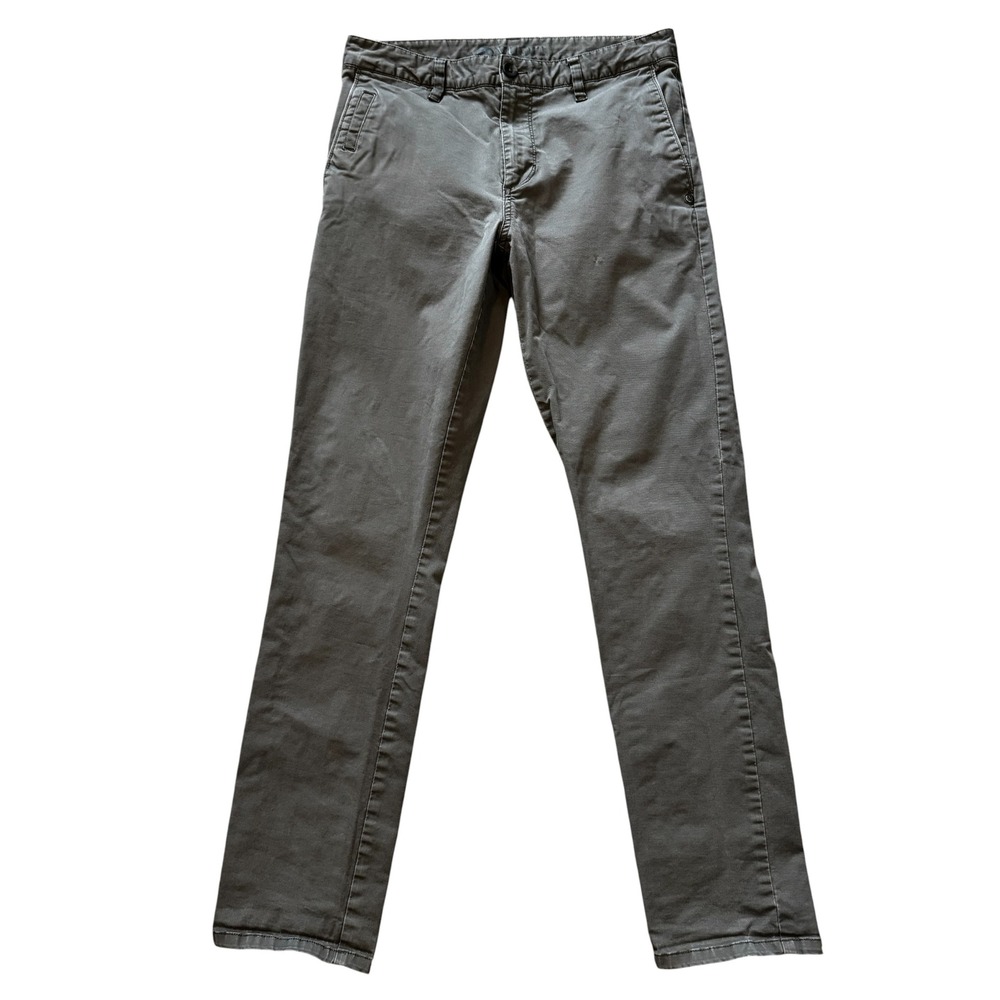 Vuori Aim Pant Mens 30 Charcoal Grey Slim Straight Stretch Chino V433